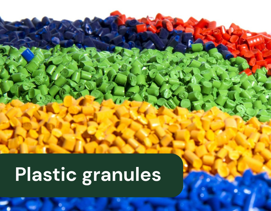 Recycled plastic material