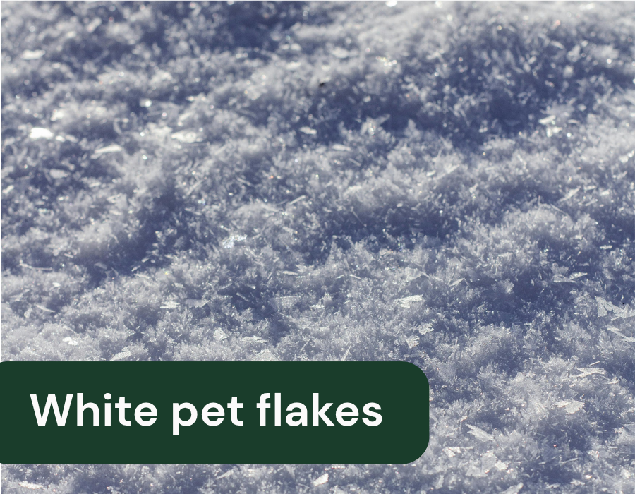 Recycled PET flakes